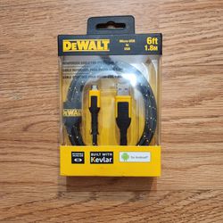 Dewalt Micro-USB To USB 6ft. Cable 