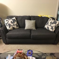 2 Pice Living Room Set Soafa And Loveseat With Cushions Used 