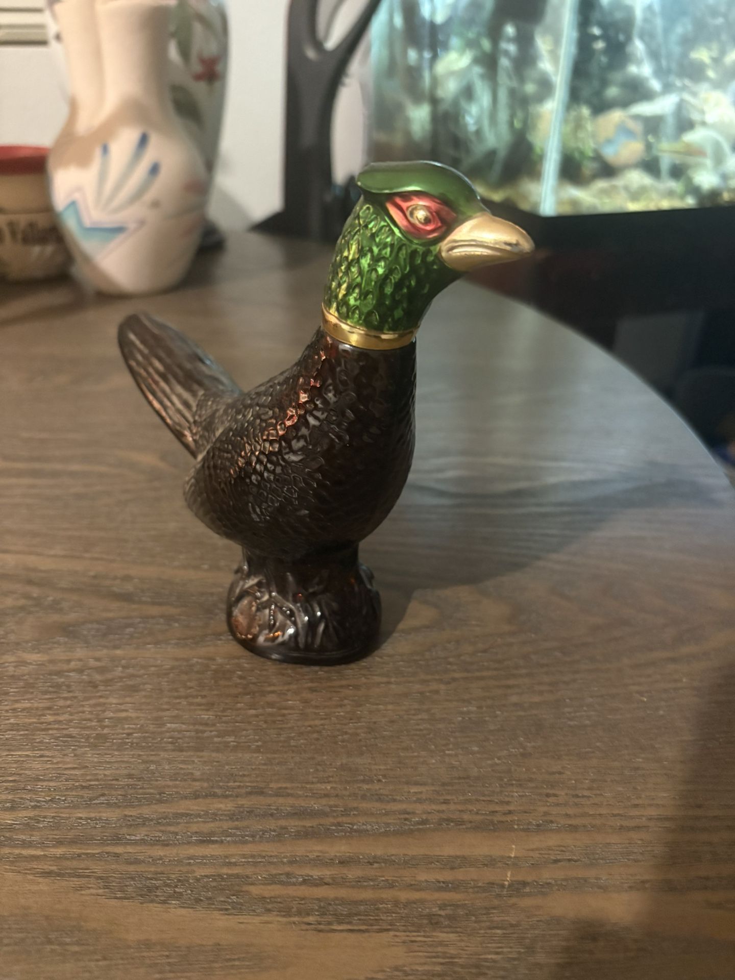 Avon Pheasant Stained Glass Decanter