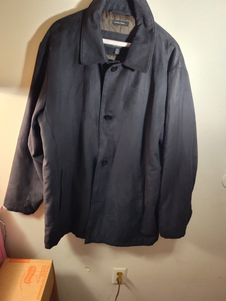 Claiborne Sued Jacket For Men Medium