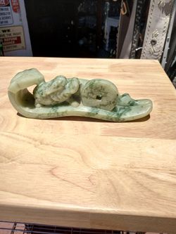 Chinese Hand Carved Natural Jade  sign