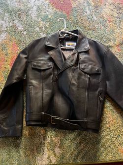 Size Large leather riding jacket