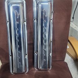 Early 60's Small Block Chrome Valve Covers.