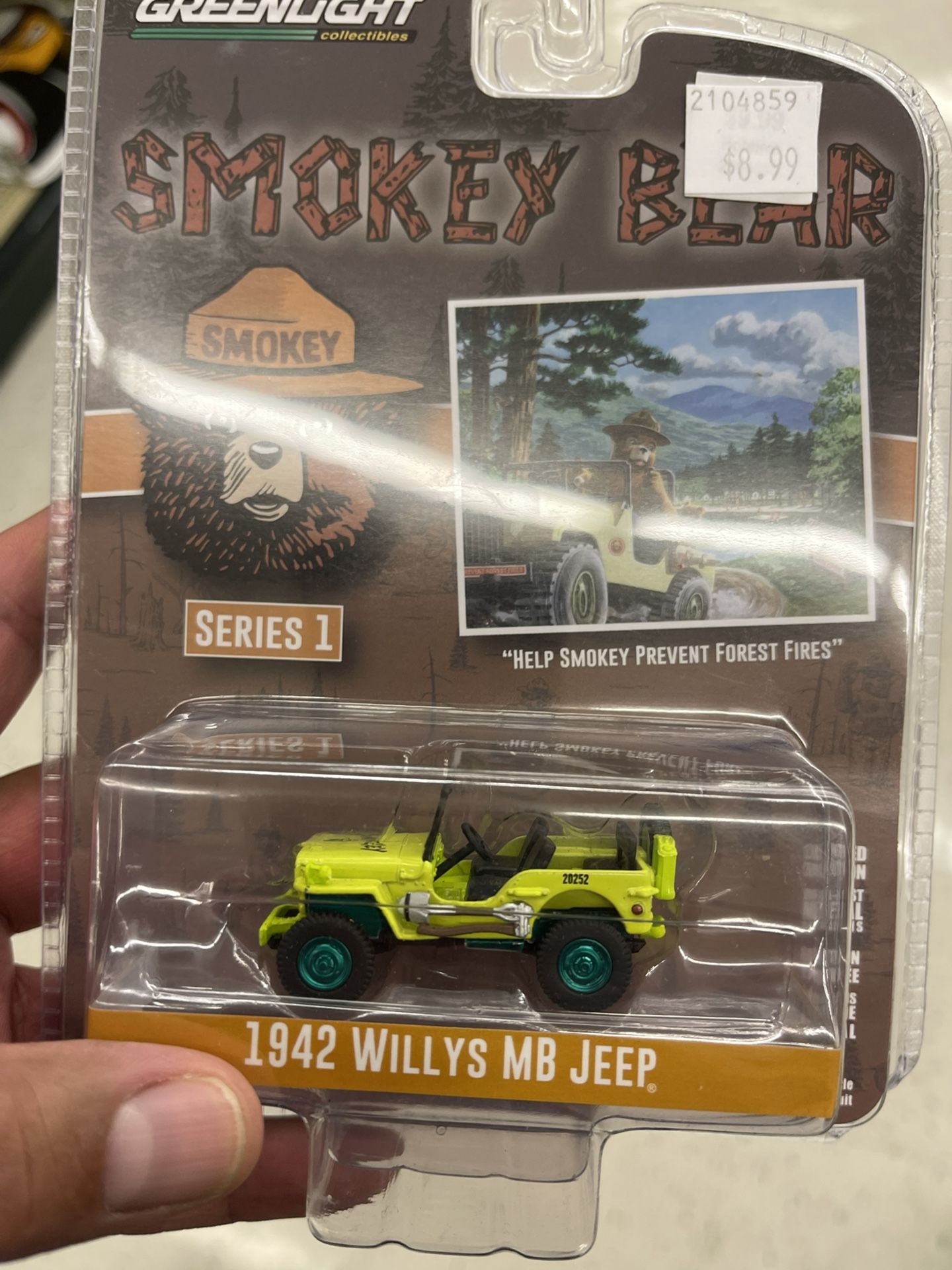 GreenLight Smokey Bear Series 1 Green Machine Chase