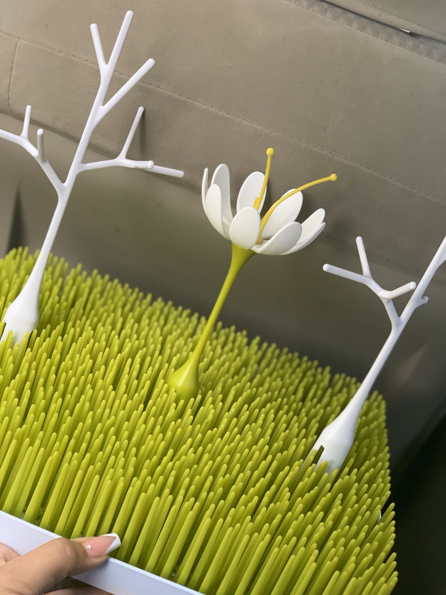 Baby bottle drying rack