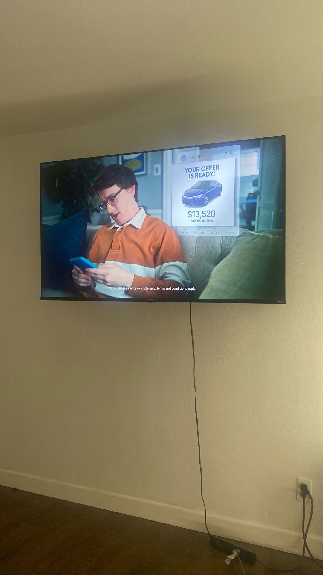 Hisense-Roku Tv With Wall Mount