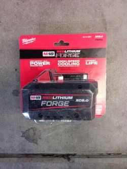 Milwaukee M18 RedLithium Forge XC8.0 Batteries