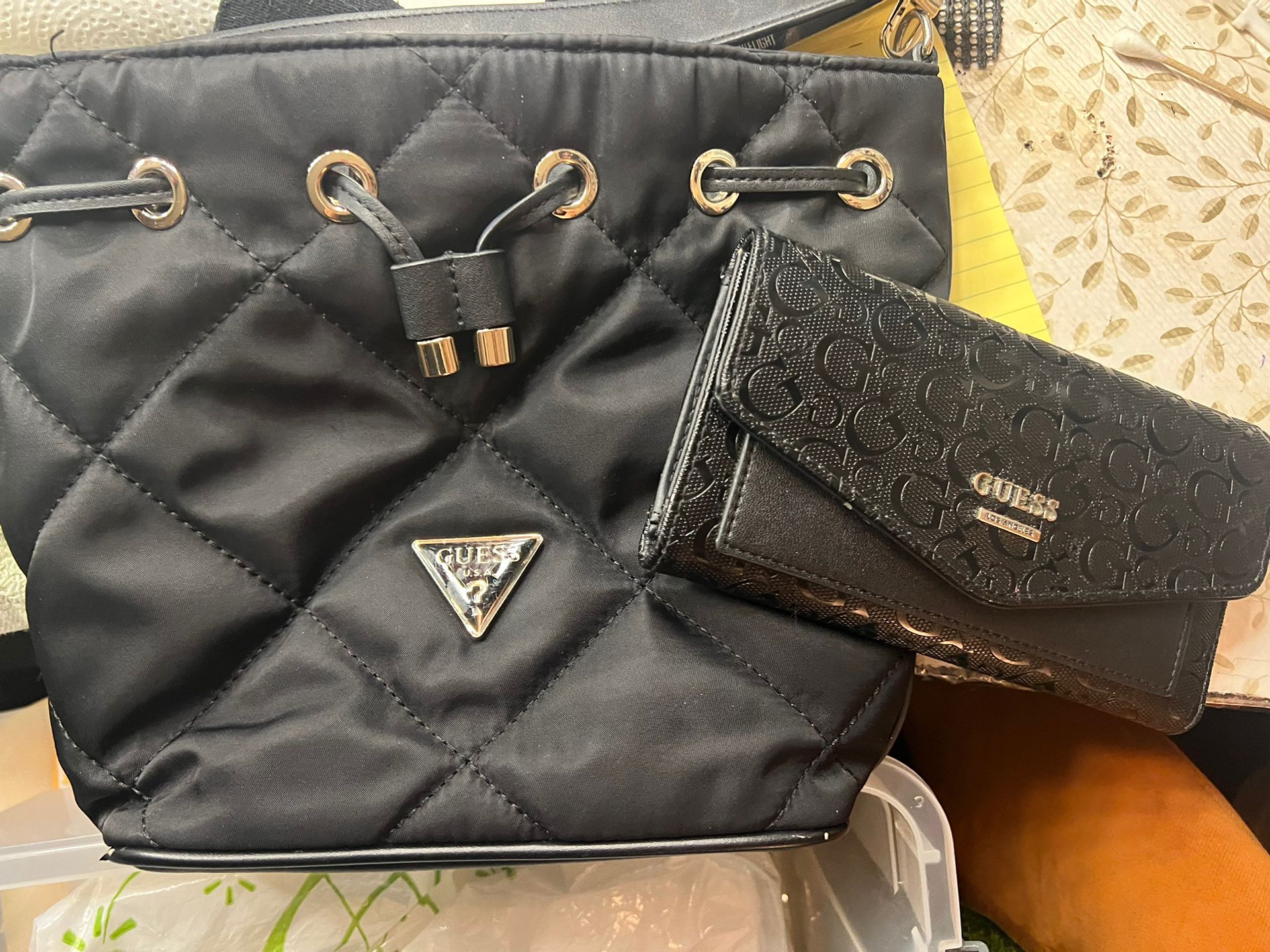 Guess purse & wallet combo