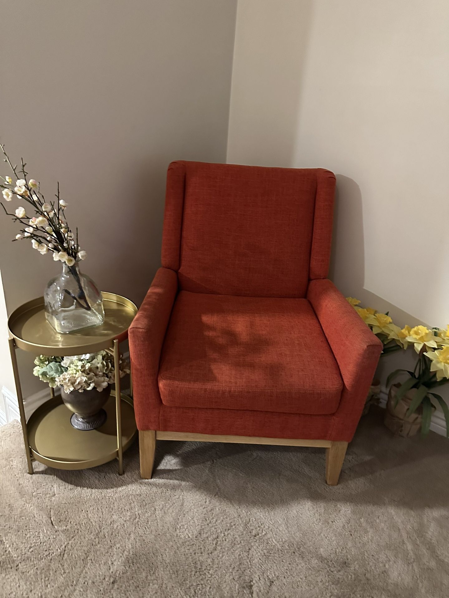 Chair And Side Table 