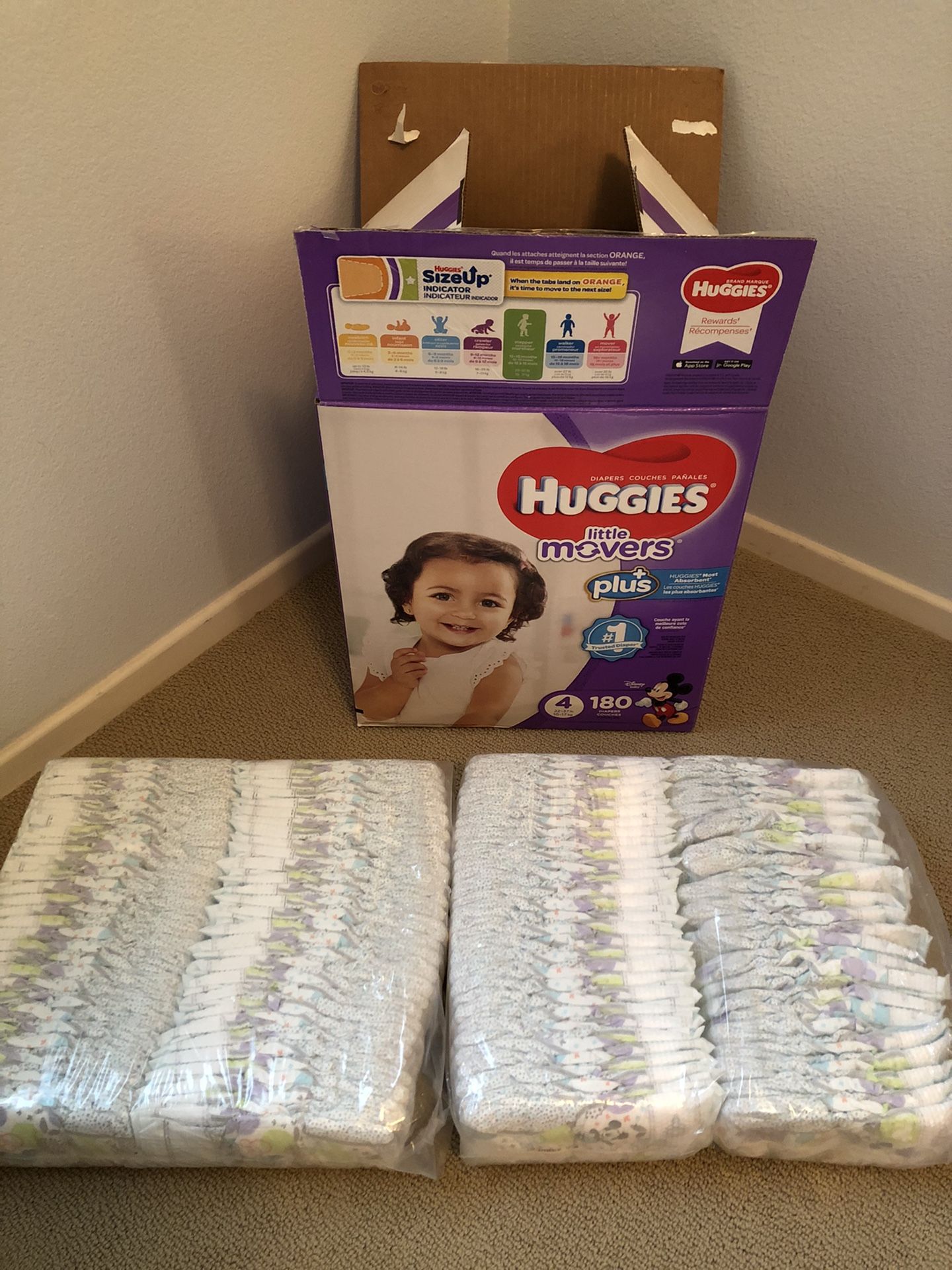 Huggies Size 4 Diapers - 112 Count