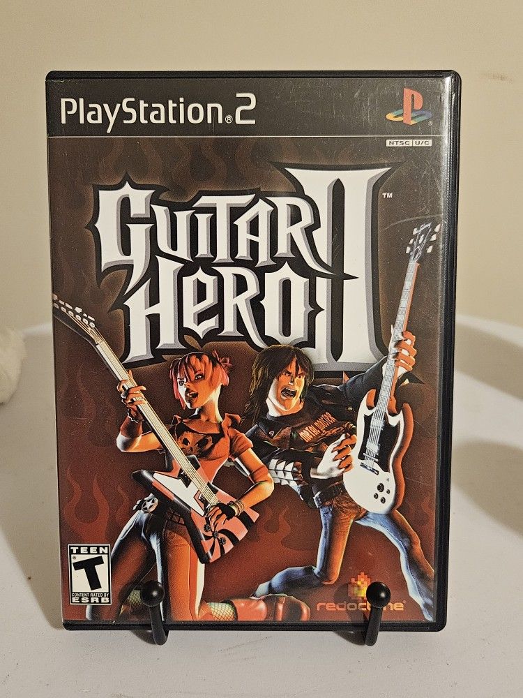 Guitar Hero II 2 Sony PlayStation 2 PS2 Complete In Box With Manual CIB Game