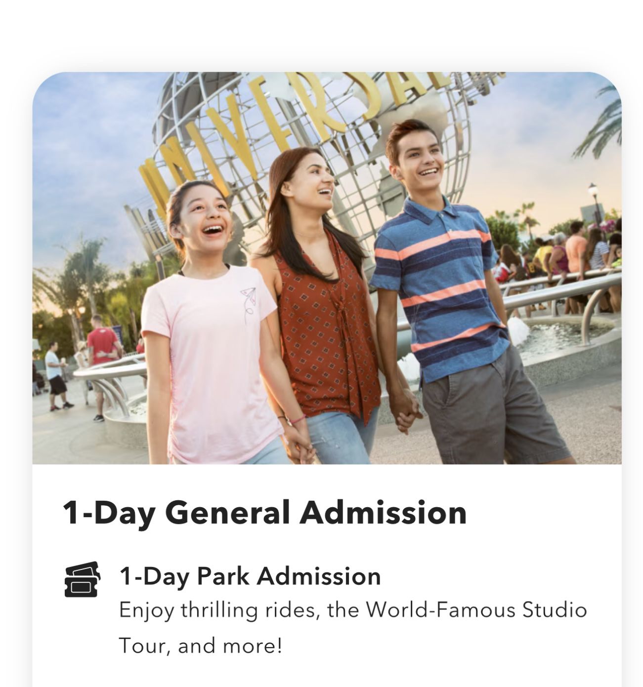 Universal studios Hollywood Tickets