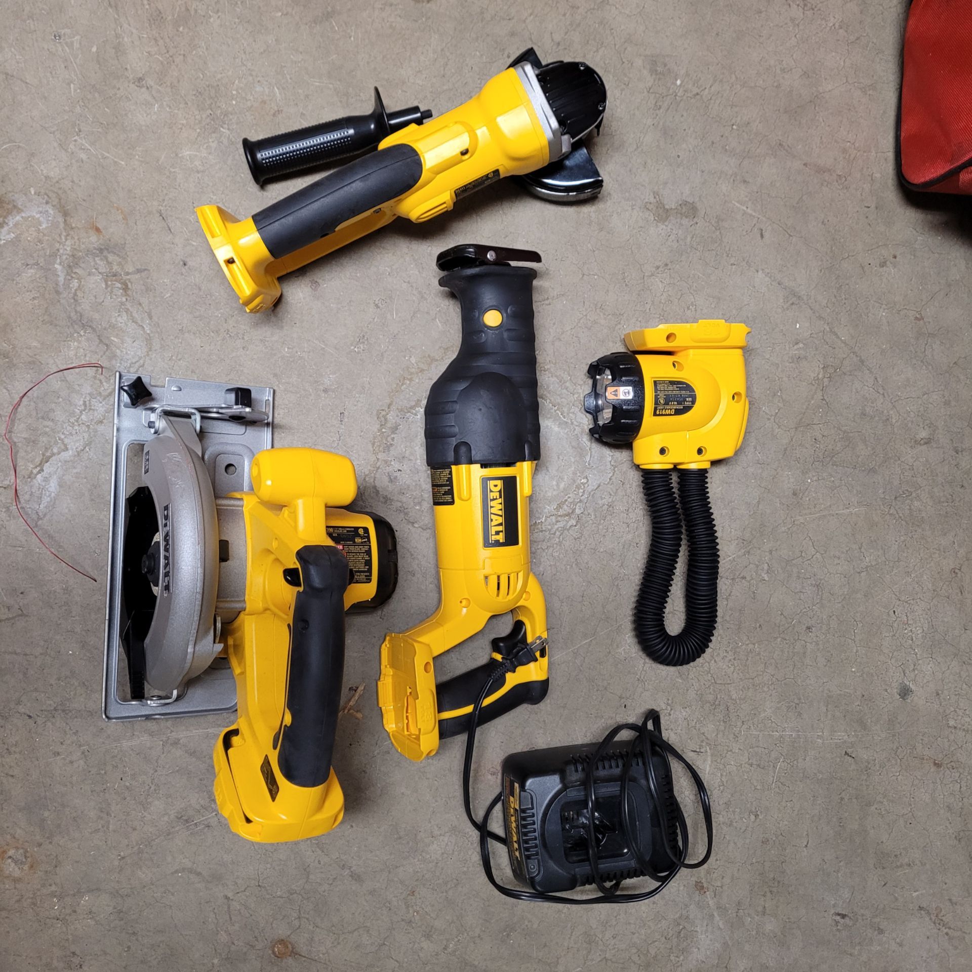 Assorted brand new Dewalt tools