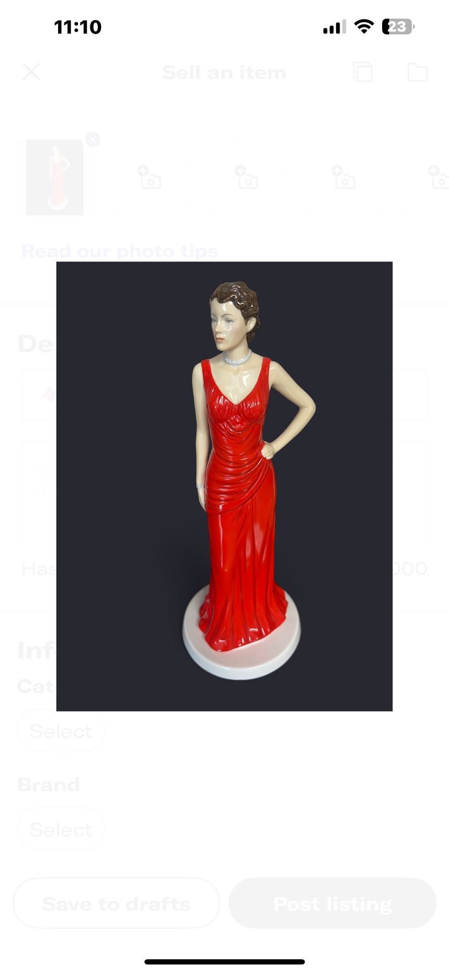Royal Doulton Fashion Through the Decades 1939s-Jean HN5593. Ltd Edit # 483/1500