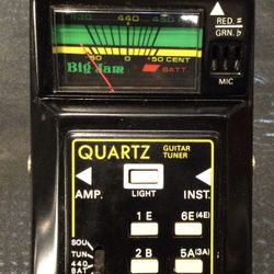 Multivox Big Jam SE-10 Guitar Tuner Vintage 1970s W/box and Instructions 