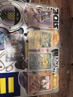 Signed Pokemon Cards