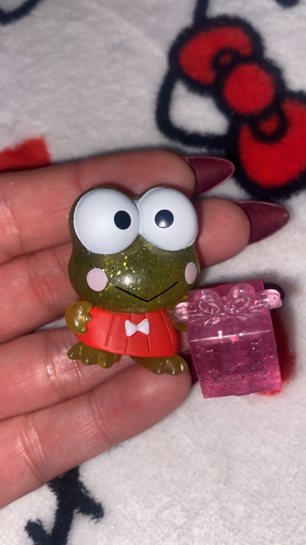Keroppi Christmas Figure