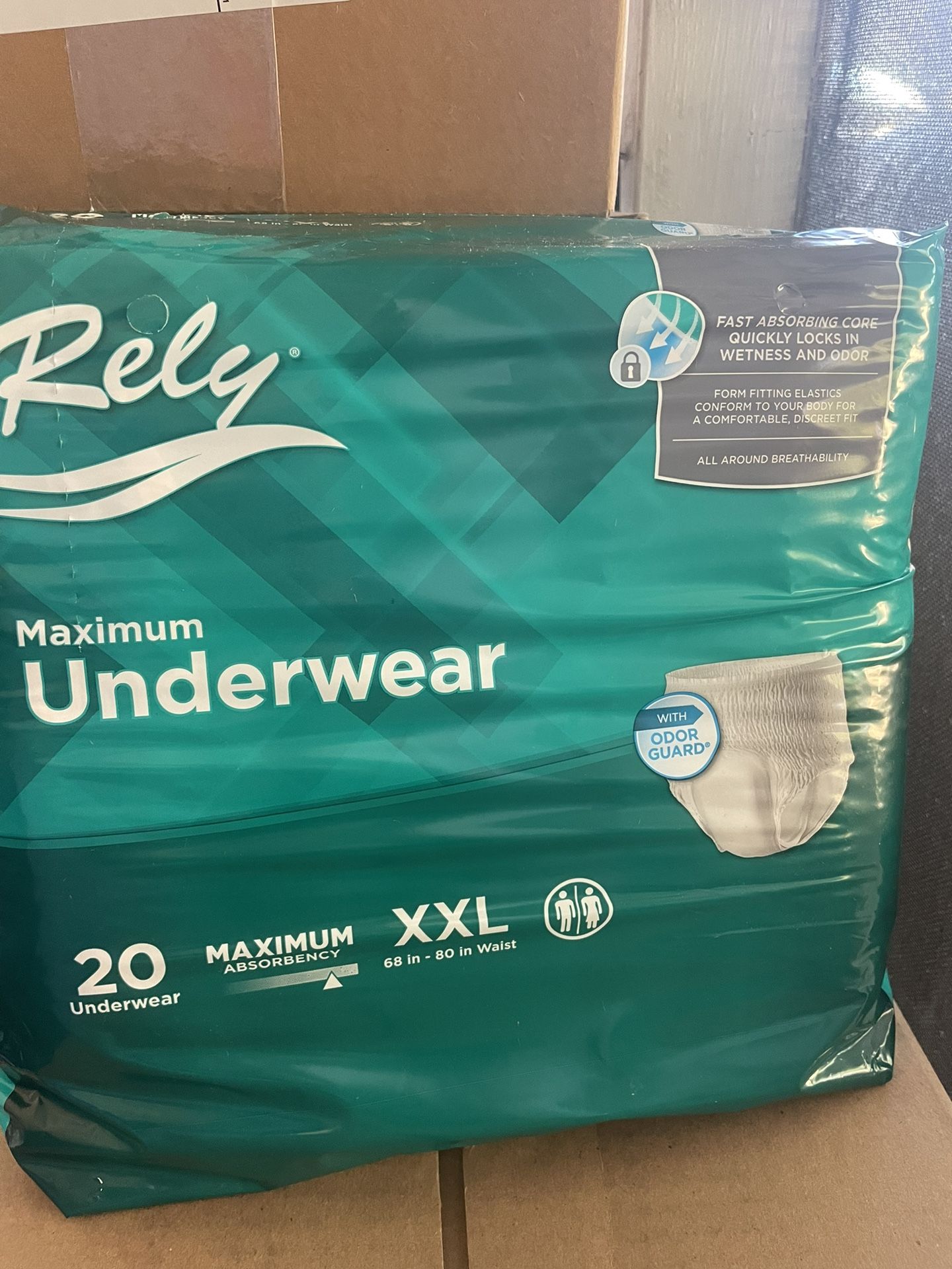 20 bags of adult diapers