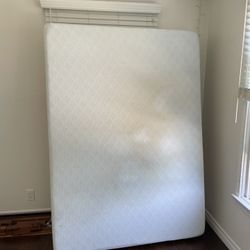 Free Full Mattress And Wood Bed Frame