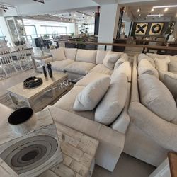 Living Room Feather Filled Cloud L Shaped Modular Sectional Couch Set 🌟 Water  And Stain Resistant Mention Jon Green to the staff to confirm this pri