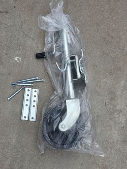 26-37 in. 2000lbs Dual Wheel Trailer Jack