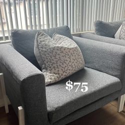 Ikea Armchair, Dark Gray
