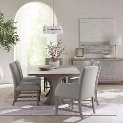 Bernhardt Cornelia 7-Pc. Dining Set (Rectangular Table, 4 Side Chairs & 2 Arm Chairs)