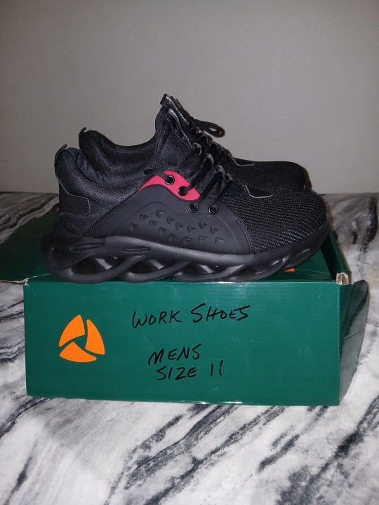 Steel Toe Work Shoes Sz 11 Brand New $30
