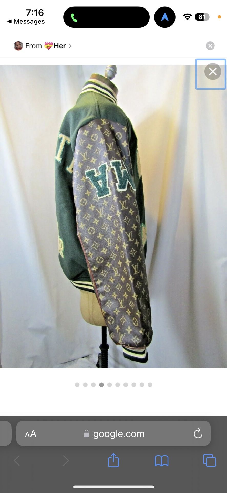 Green And Brown NightCamp LV Letterman for Sale in Darlington, SC