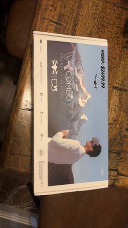 VR Combo Drone + VR Glasses Set White