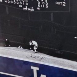     Sandy Koufax  Autograph Frame Photo With Psa