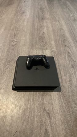 PS4 with controller