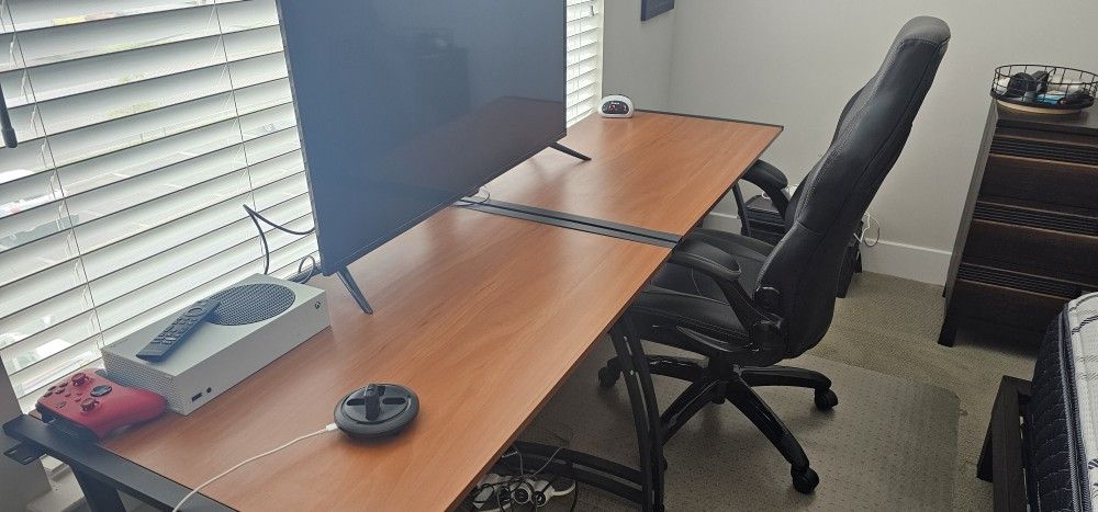 Classical Cherry Brown Corner Office/Gaming Desk