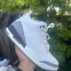 Jordan 3 White Cement Reimagined - Size 8.5