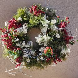 26" Large, Thick, Christmas Wreath