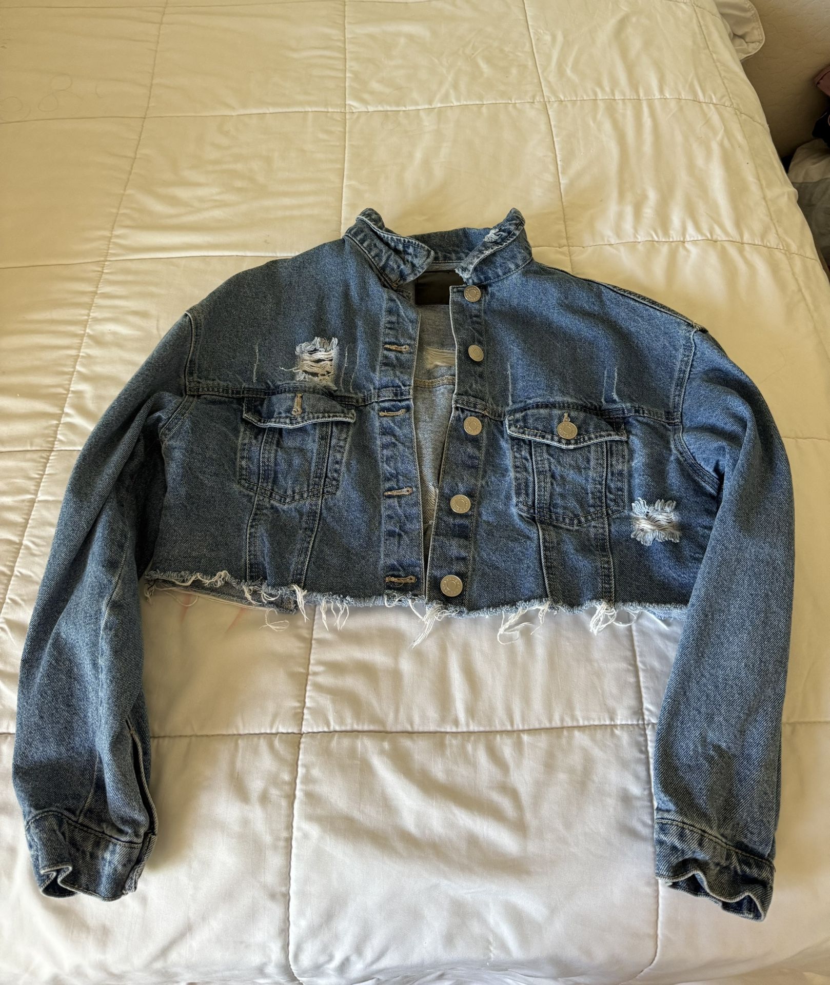 Cropped Jean Jacket