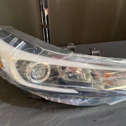 Front Halogen Headlights Assembly LED Compatible with 2017 2018 Forte & Forte5