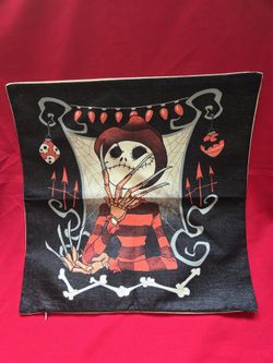 17" By 17" Jack Skellington Pillow Case