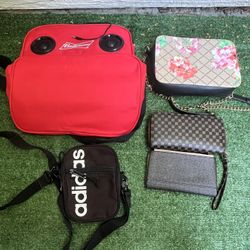 Adidas Shoulder Bag Budweiser Cooler With Speaker Wallets Purses