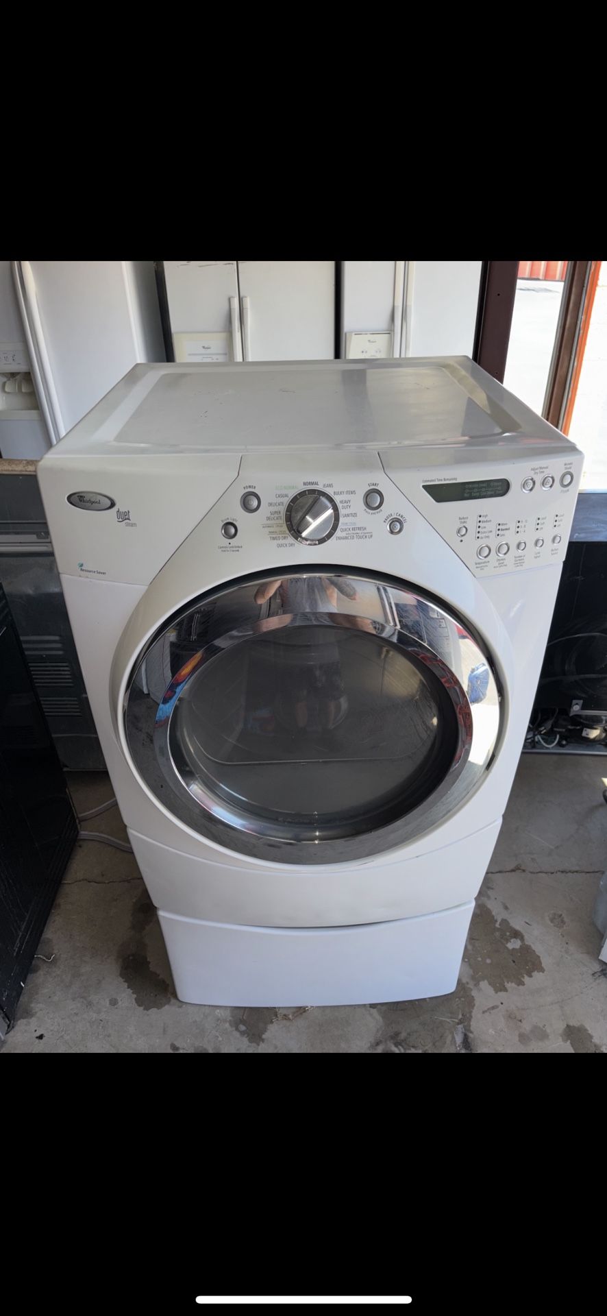 White Whirlpool Washer 