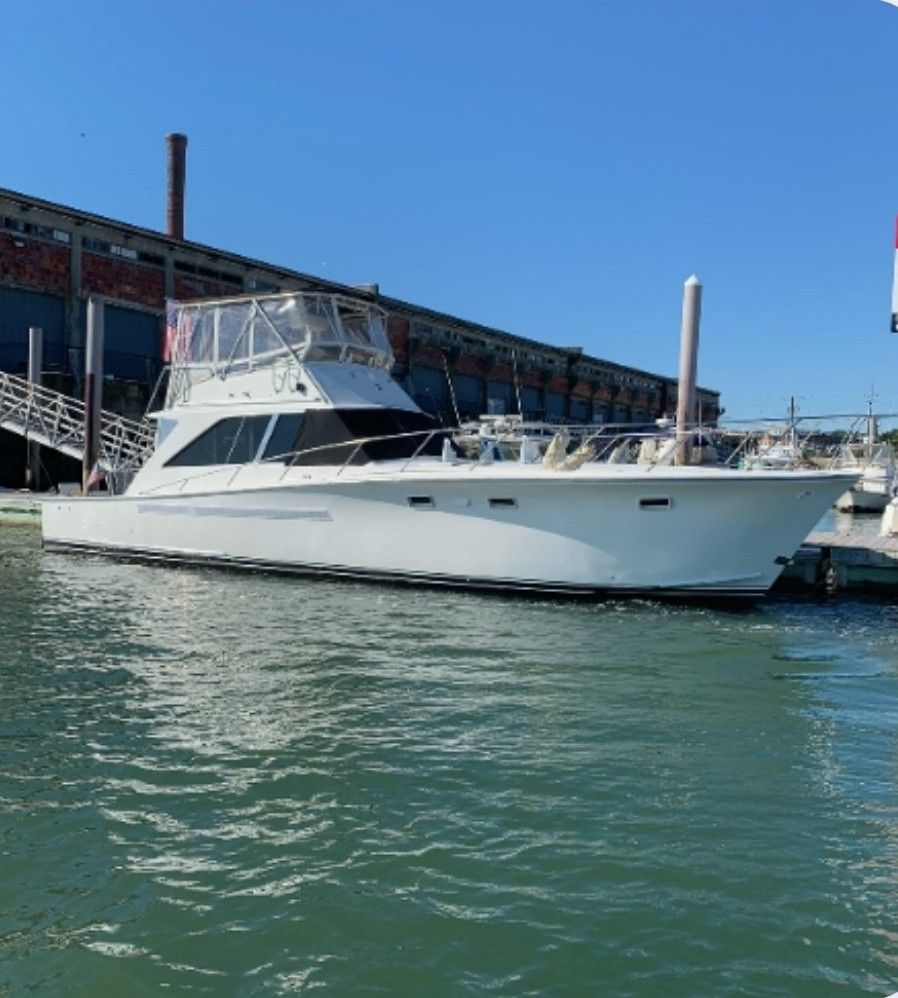 1976 PACEMAKER 48 SPORTFISH DIESEL
