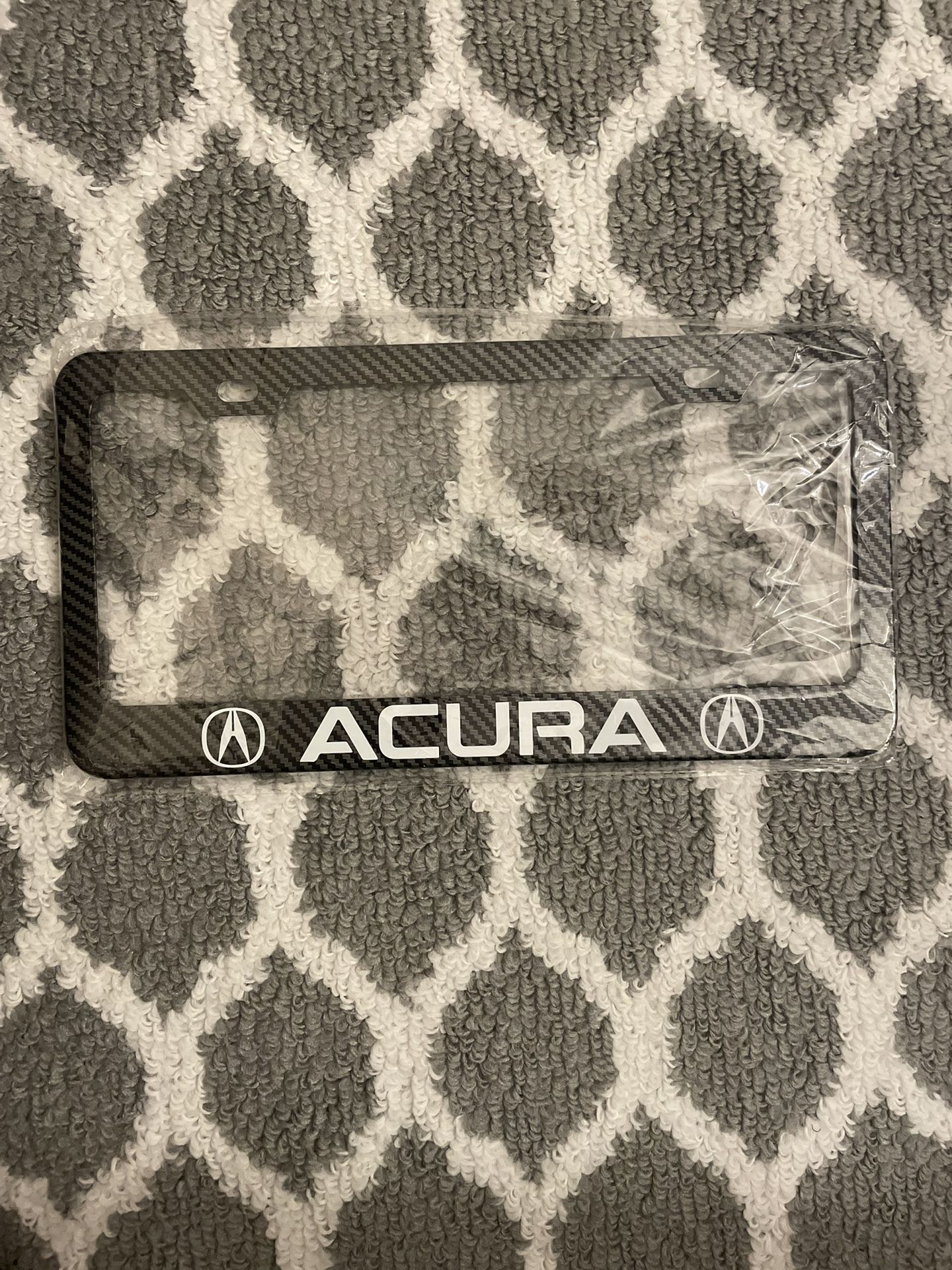 Carbon Fiber Acura License Plate