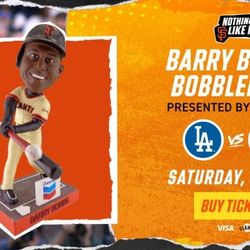 Dodgers Vs Giants Barry Bonds Bobblehead 