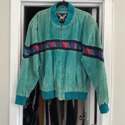 Carhart Like Aztec Jacket - Rare Design Vintage