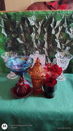 Set Of Vintage Glass
