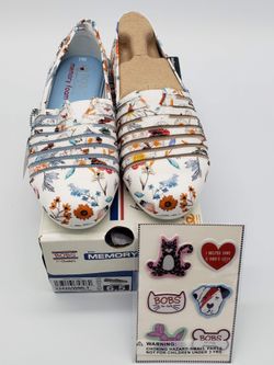 33420-WMLT Bobs Women's From Skechers Daisy Darling Mesh Flats BNWT