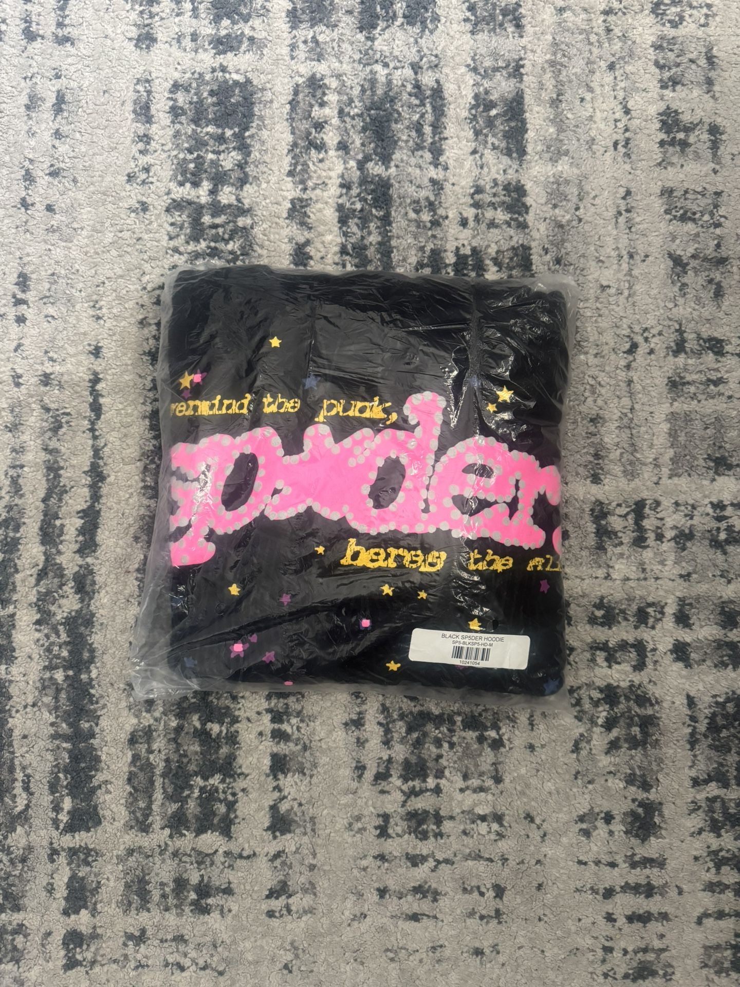 2023 Sp5der P*nk V2 Hoodie ‘Black’ - Size M