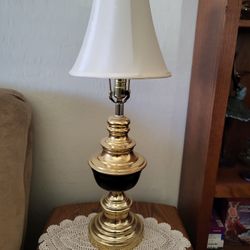 Lamps 2 Table  1 Floor Lamp Perfect Shades  New Brass Very Heavy 
