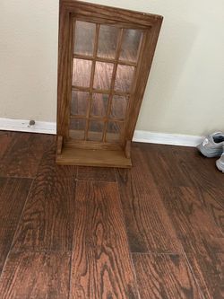 Mirror with shelf