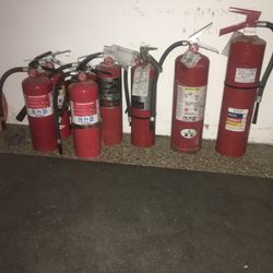 Assorted Fire extinguishers